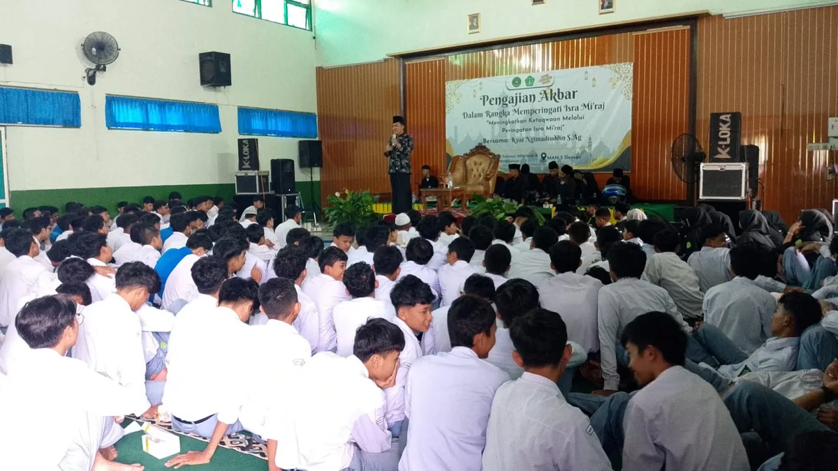 Pengajian Isra’ Miraj di MAN 5 Sleman: Menjaga Hati dan Keimanan