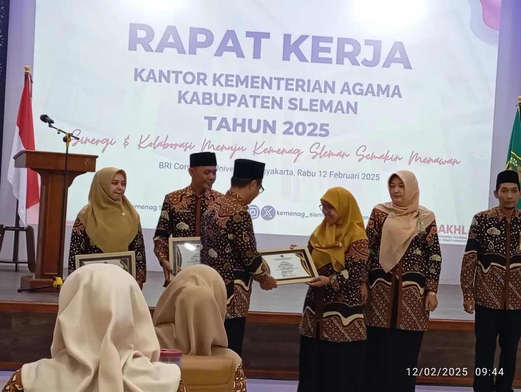 MIN 1 Sleman hadiri Rapat Kerja, Sinergi & Kolaborasi Menuju Kemenag Sleman Semakin Menawan