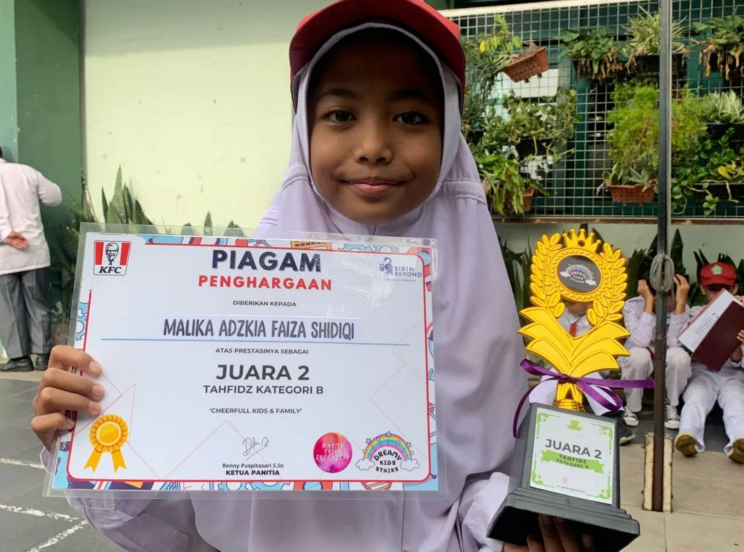 Siswa MIN 1 Sleman Raih Juara 2 dalam Lomba Tahfidz yang Diselenggarakan oleh KFC