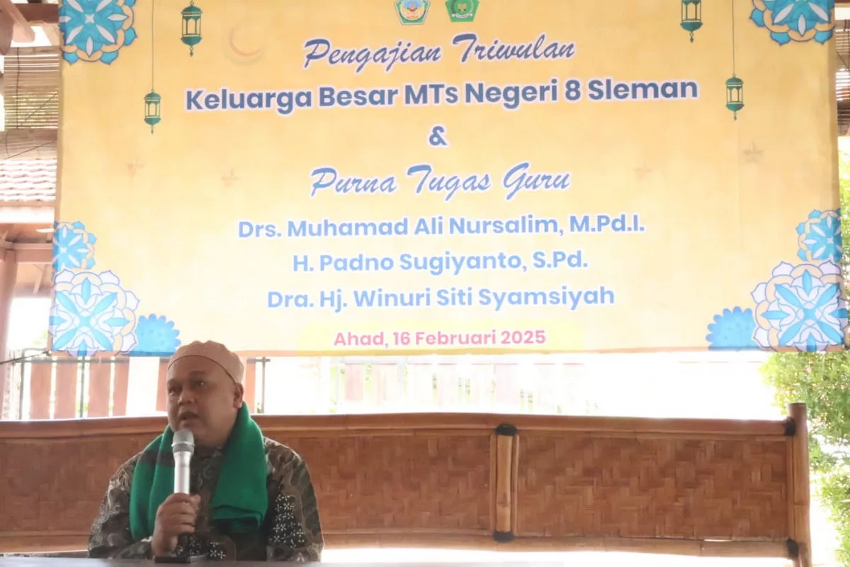 Tema Pengajian Tri Wulan MTsN 8 Sleman: Kunci Hidup Sukses di Dunia dan Akhirat