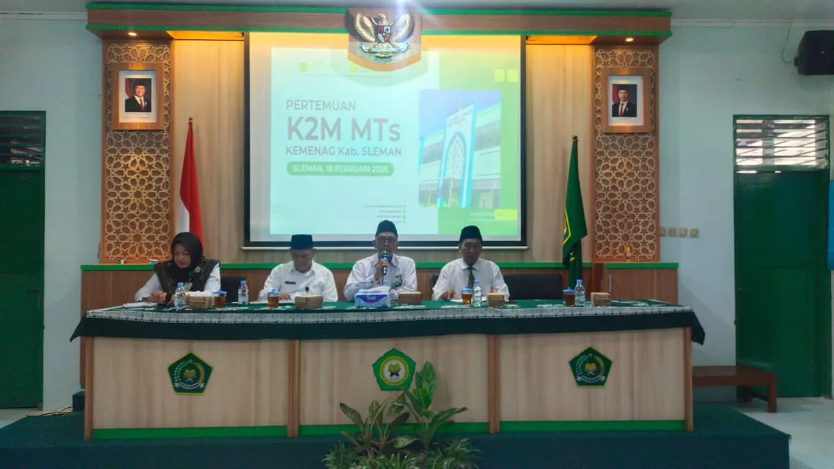 MTsN 9 Sleman Jadi Tuan Rumah Pertemuan K2M MTs Kemenag Sleman