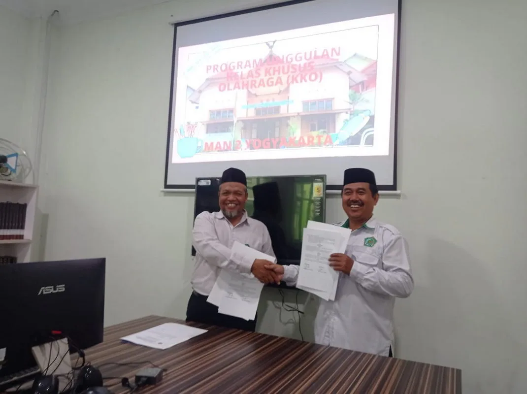 Sinergi Pendidikan Olahraga, MTsN 1 Sleman dan MAN 2 Yogyakarta Teken MoU