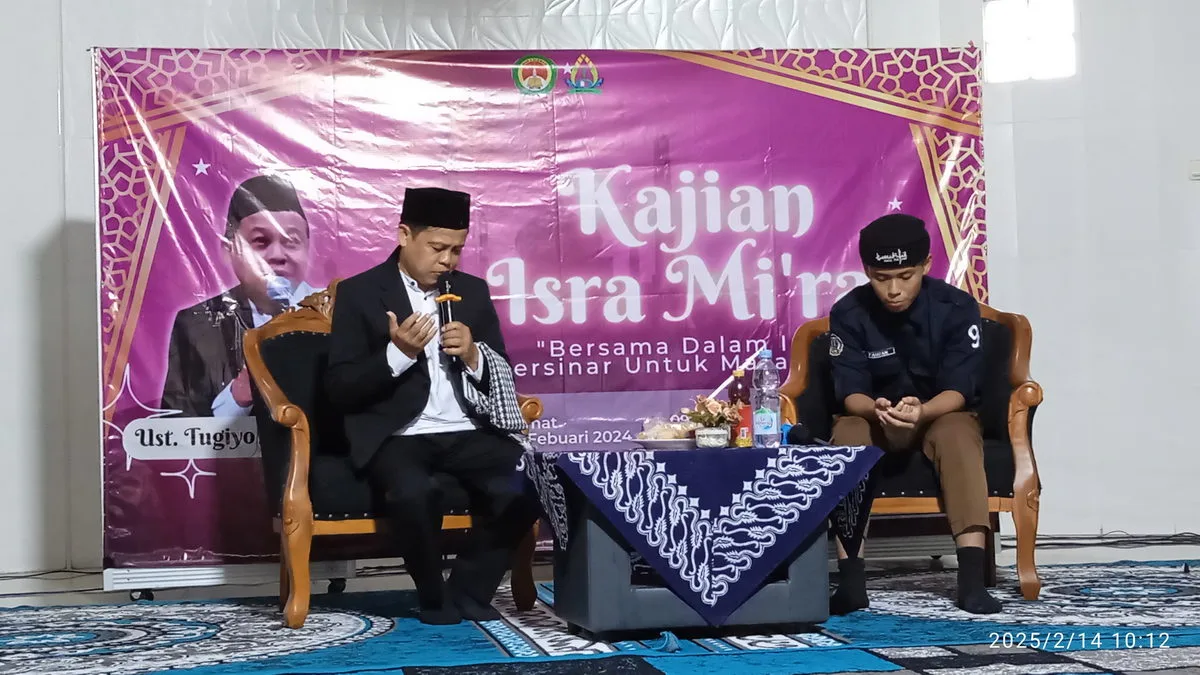 Kajian Isra Mi’raj di MAN 3 Sleman, Momentum Memperbaiki Sholat