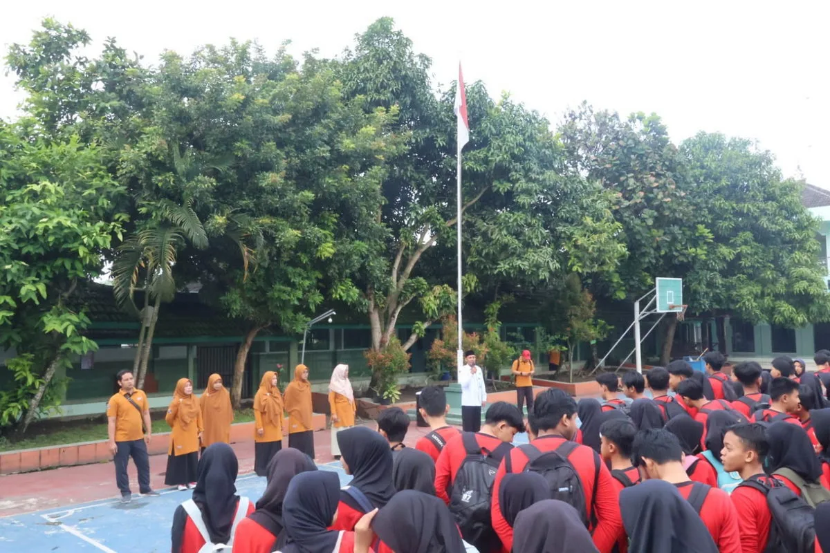 MTsN 8 Sleman Gelar Apel Pagi Persiapan Pembinaan Karakter Kelas 9