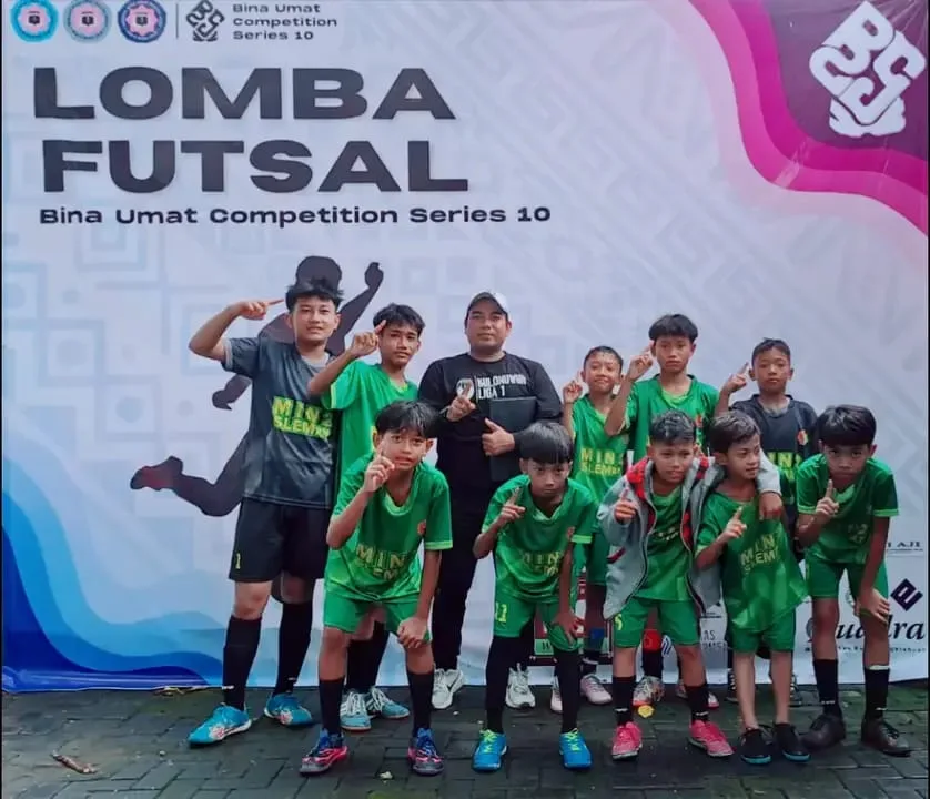 Berprestasi, Tim Futsal MIN 2 Sleman Kembali Torehkan Juara