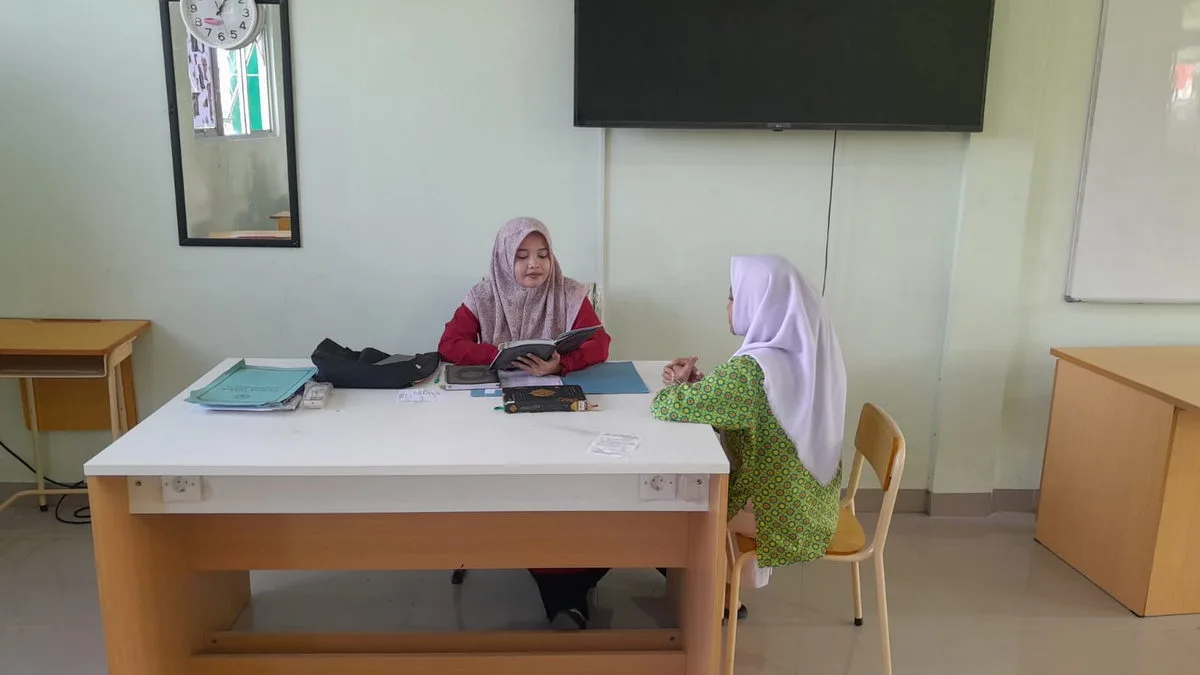 MTsN 9 Sleman Gunakan Teknik Sambung Ayat dalam Ujian Akhir Tahfidz Takhasus Kelas IX