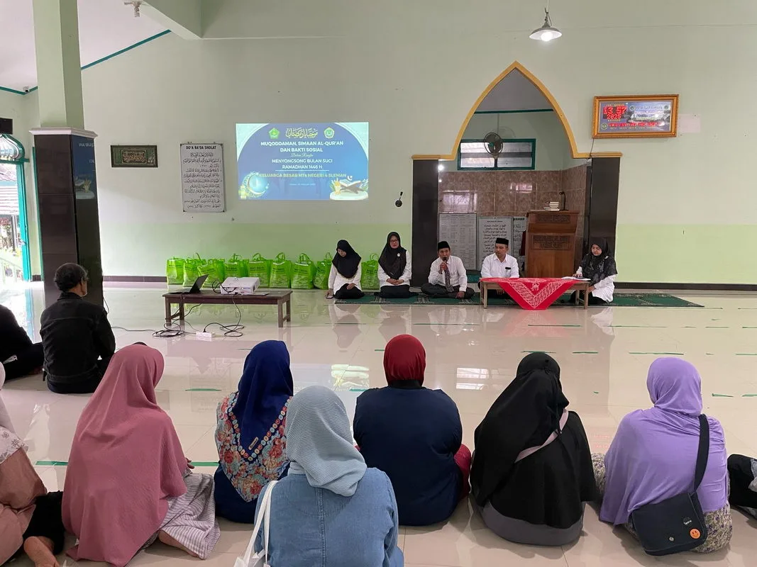 MTsN 4 Sleman Berbagi, Bakti Sosial Songsong Ramadhan 1446 H
