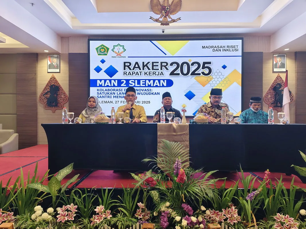 Rapat Kerja MAN 2 Sleman Tahun 2025, Wujudkan Visi Santri Menawan