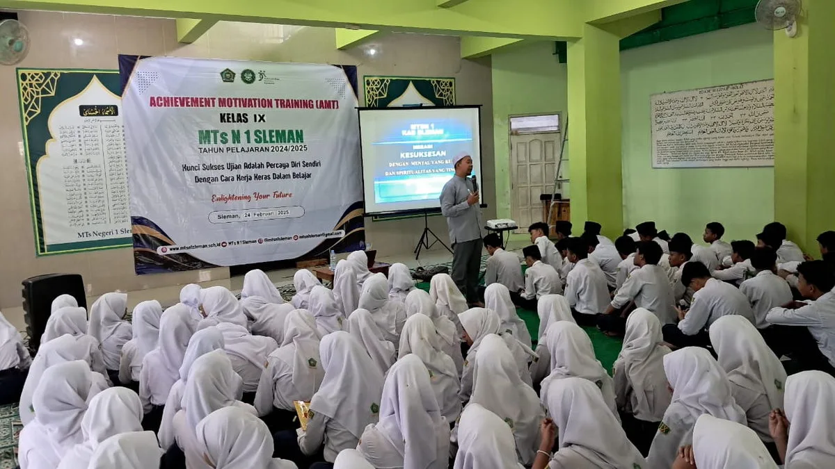 Pelaksanaan AMT di MTsN 1 Sleman: Mempersiapkan Siswa Menghadapi Ujian dengan Percaya Diri dan Kerja Keras