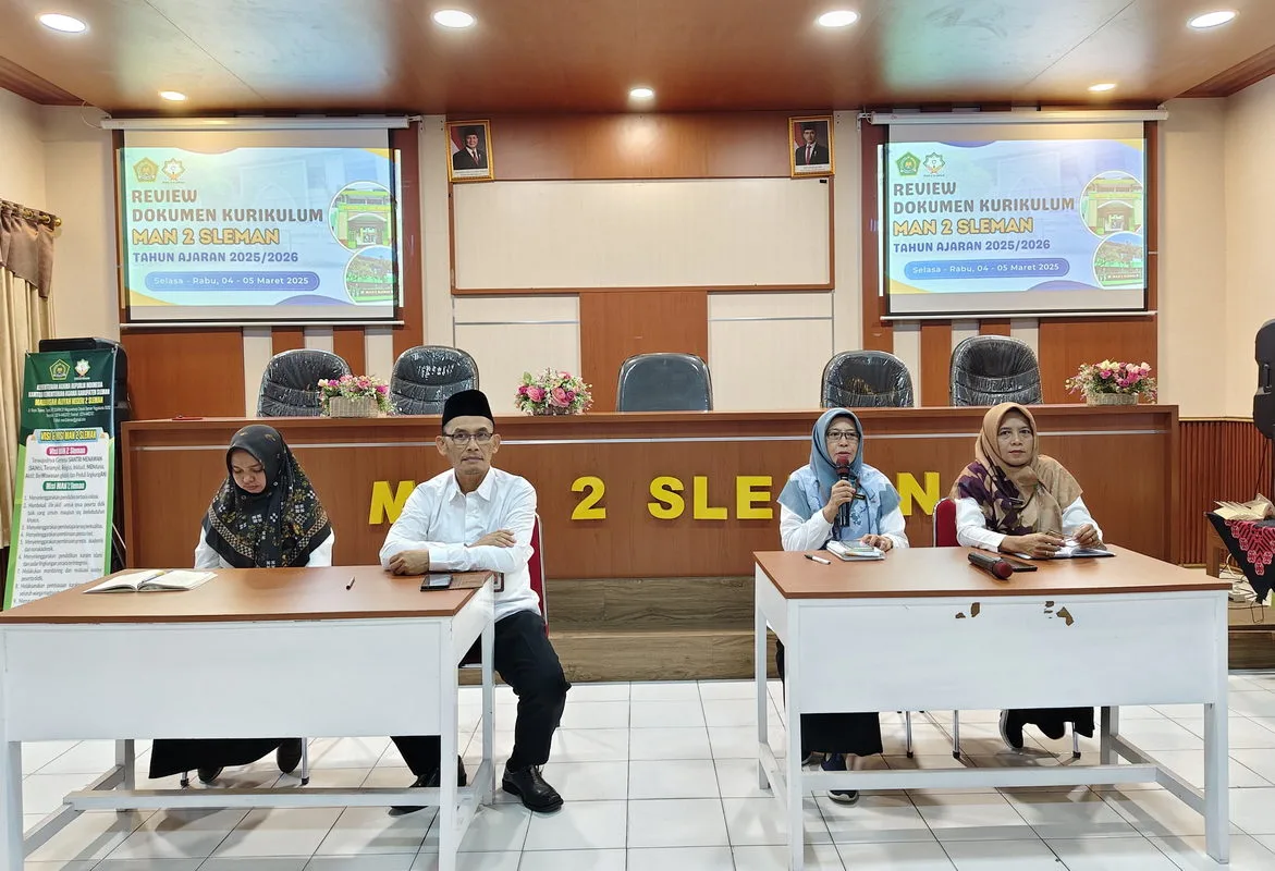 Review Kurikulum 2025/2026 di MAN 2 Sleman: Upaya Meningkatkan Kualitas Pendidikan