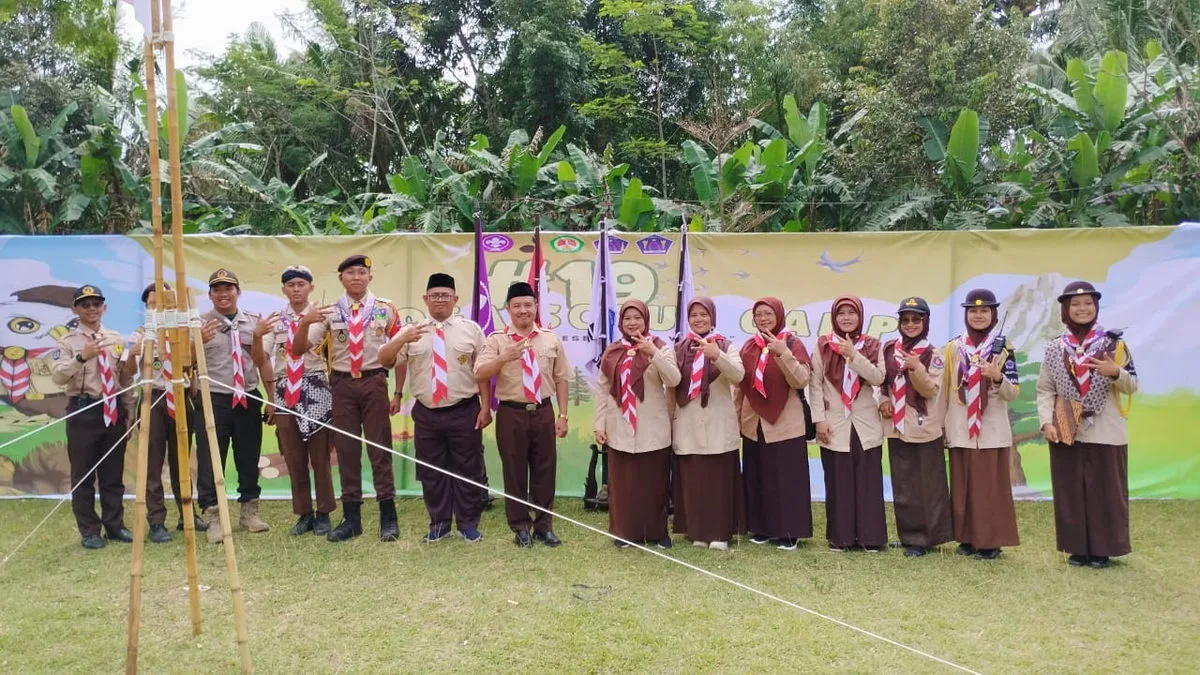 Mayoga Scout Camp #19 MAN 3 Sleman jadi Wadah Membentuk Karakter Unggul