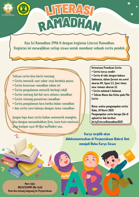 Literasi Ramadan Asah Keterampilan Siswa Menulis Cerpen