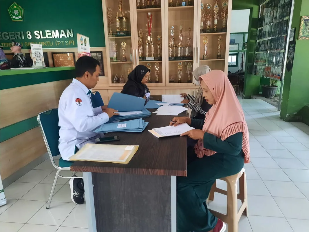 Daftar Ulang Siswa Baru Jalur Prestasi Tahfidz MTsN 8 Sleman Resmi Dimulai