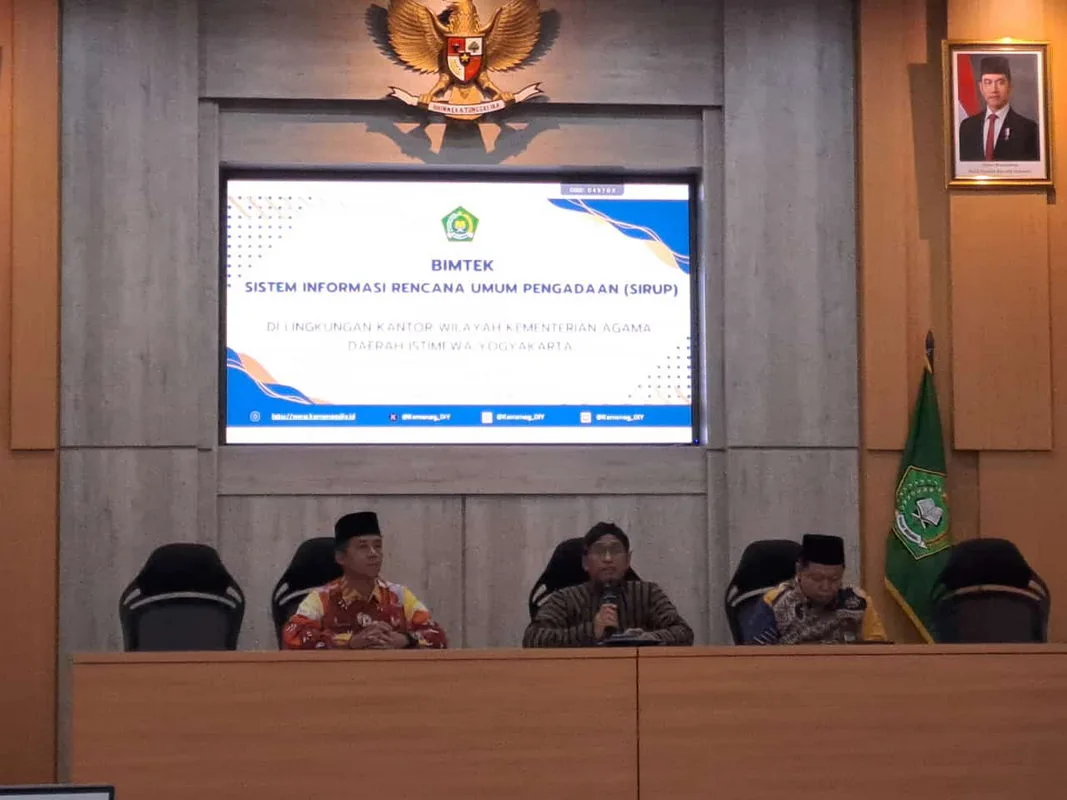 Kepala Tata Usaha MTsN 8 Sleman Ikuti Bimbingan Teknis SIRUP Tahun 2025