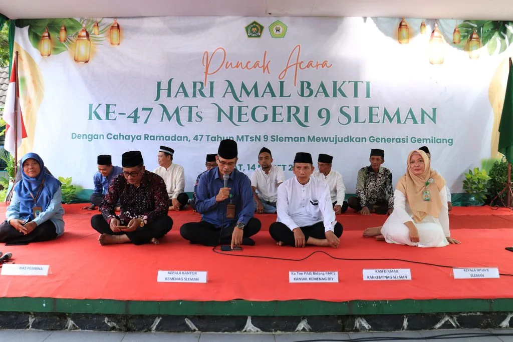 MTs Negeri 9 Sleman Gelar Acara Puncak HAB ke-47 dengan Semangat Ramadan