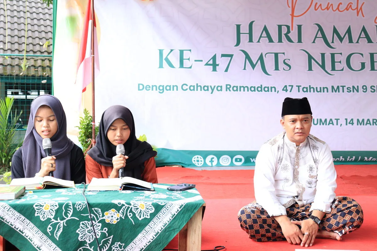 MTs Negeri 9 Sleman Khatamkan Al-Qur’an 9 Kali dalam Rangka HAB ke-47