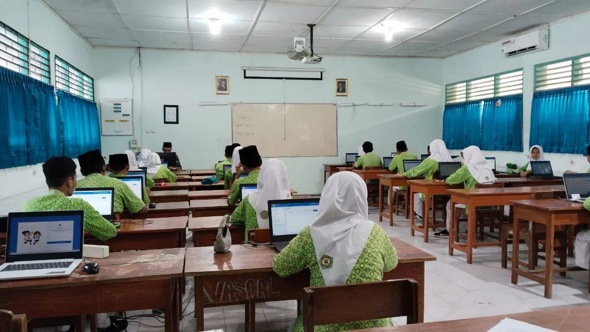 Pelaksanaan PP-ASPD DIY di MTsN 9 Sleman Berjalan Lancar dan Tertib