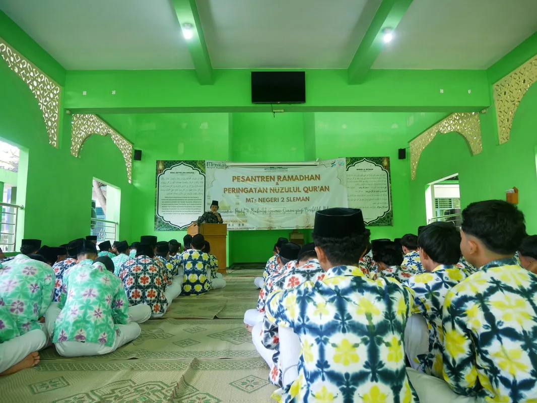 MTsN 2 Sleman Gelar Pengajian Peringatan Nuzulul Quran