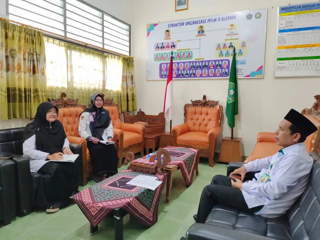 Persiapkan Syawalan PGRI, MTs Negeri 3 Sleman Lakukan Koordinasi