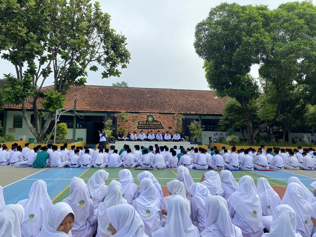 Sukseskan Indonesia Khataman Quran, MTs Negeri 3 Sleman Gelar Khotmil Quran