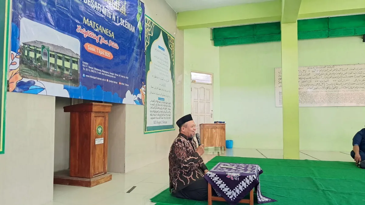 Hangatnya Syawalan Keluarga Besar MTsN 1 Sleman Satukan Hati Eratkan Silaturahmi