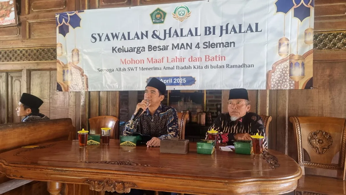 Syawalan MAN 4 Sleman: Merajut Silaturahmi, Menguatkan Kebersamaan
