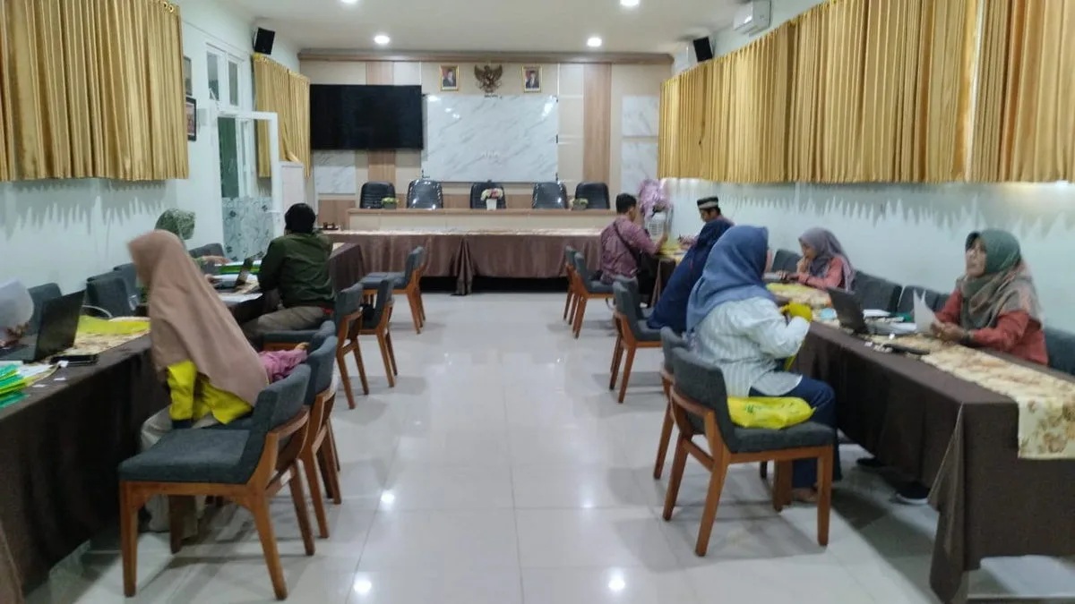 Sebanyak 365 Calon Siswa Baru MTsN 6 Sleman Jalur Prestasi dan Boarding Verifikasi Berkas