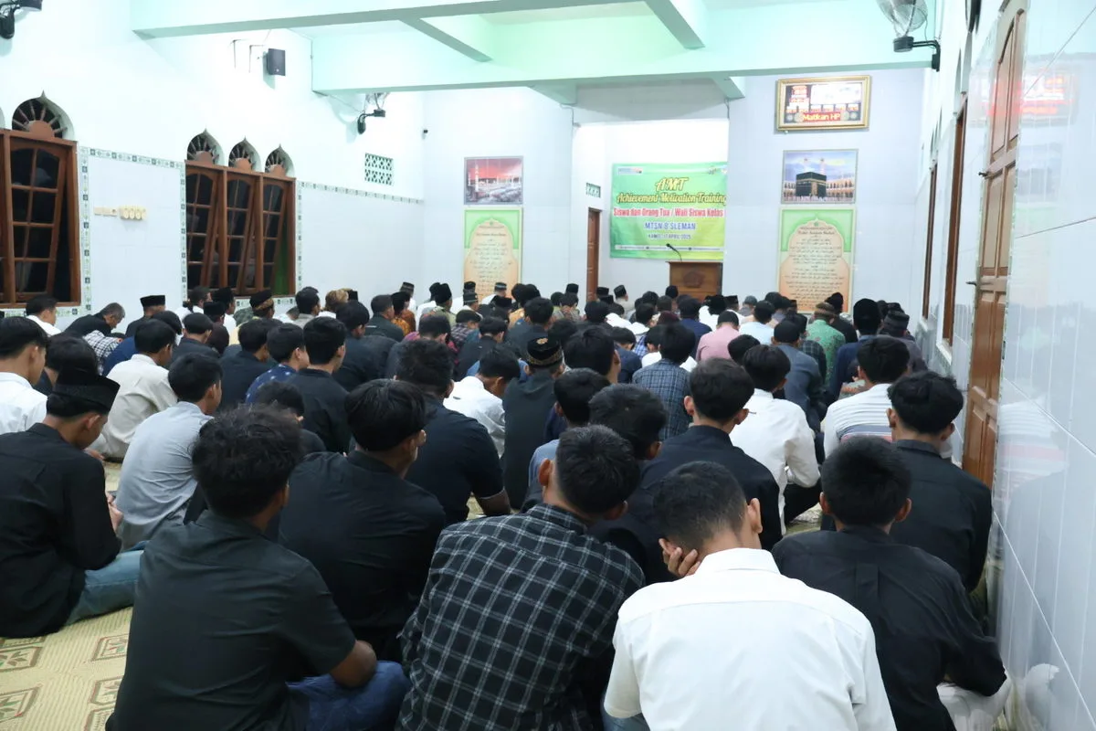Jelang Ujian Kelas IX, MTsN 8 Sleman Gelar Achievement Motivation Training dan Parenting