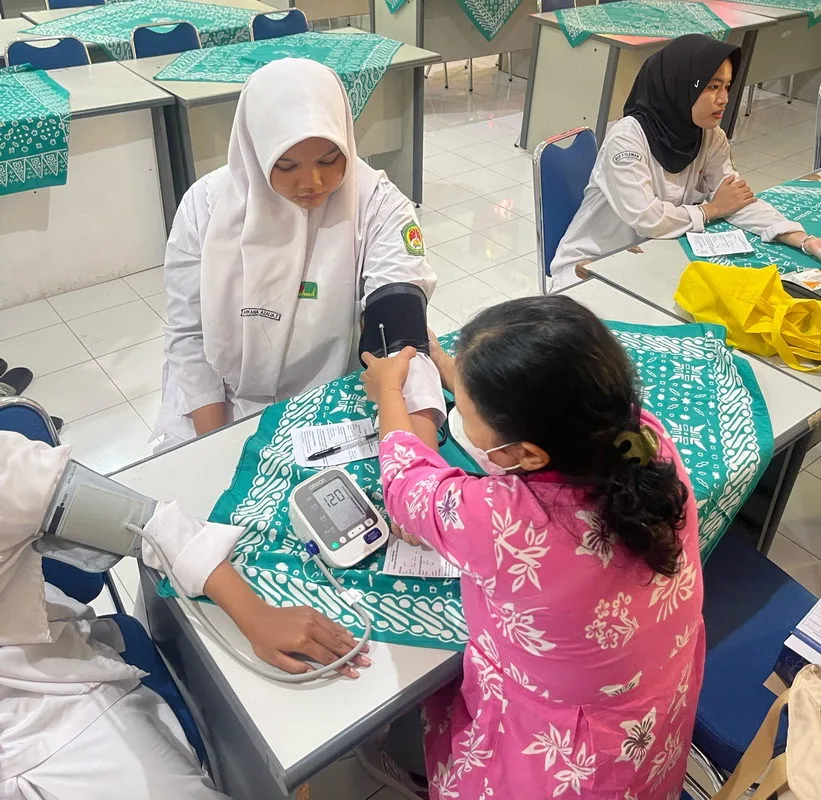 Puskesmas Mlati 1 Lakukan Skrining Untuk Deteksi Kesehatan Siswa MAN 3 Sleman