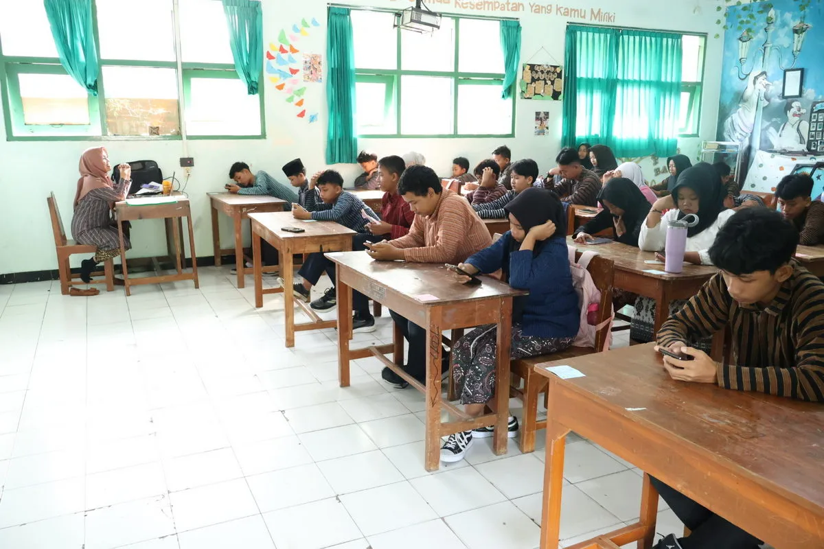 ATS Semester Genap MTsN 8 Sleman Dimulai, Siswa Kelas VII dan VIII Ikuti Ujian Digital