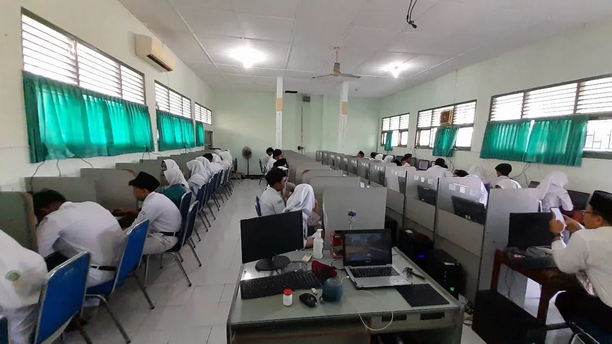 Asesmen Madrasah (AM) Hari Pertama MTsN 3 Sleman Sukses