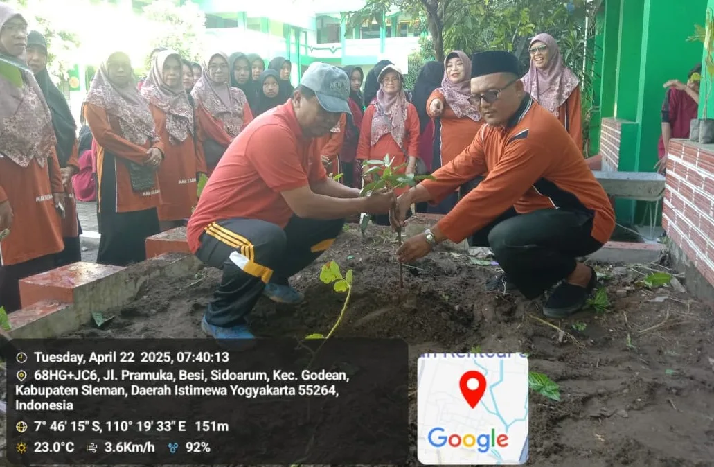 MAN 1 Sleman Sukseskan Gerakan Penanaman 1 Juta Pohon Matoa