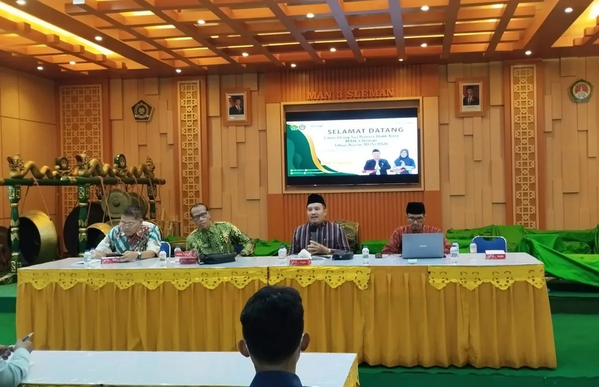 Rapat Koordinasi Perdana MAN 3 Sleman Bersama Orang Tua Siswa Baru
