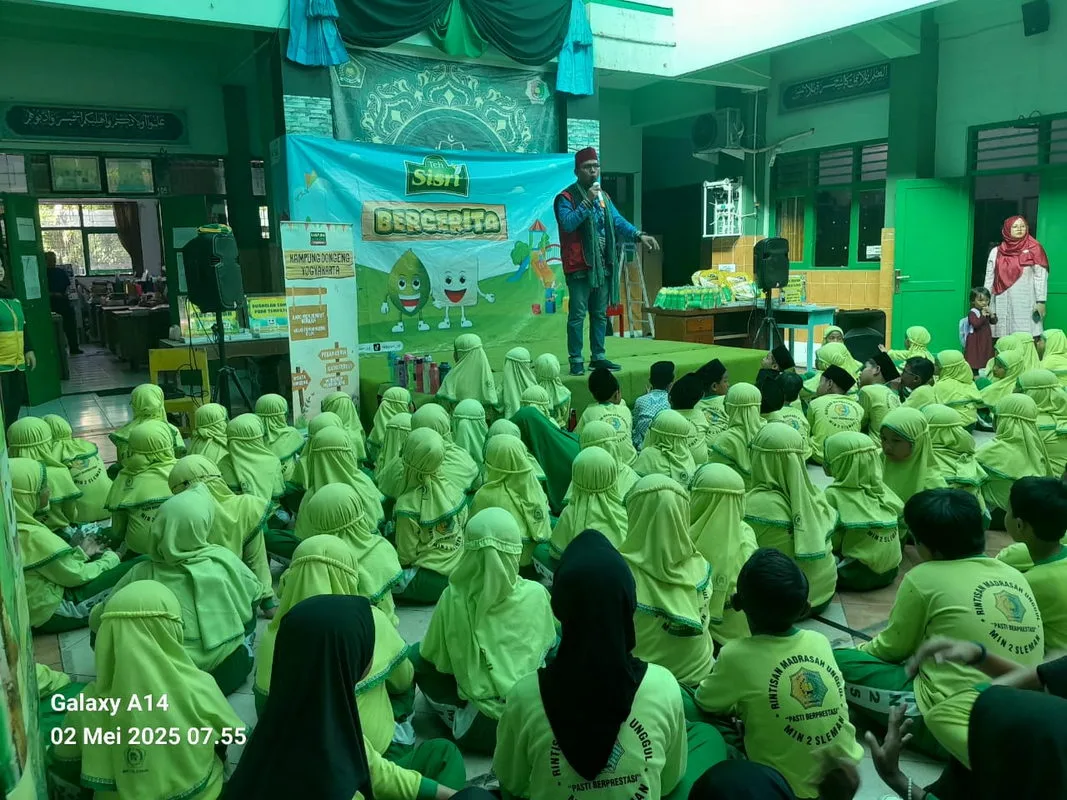 Tumbuhkan Literasi dan Karakter Siswa, MIN 2 Sleman Laksanakan Program Jumat Bercerita