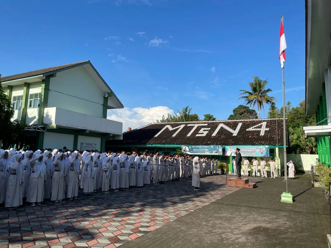 Semangat Hardiknas di MTsN 4 Sleman, Bersama Wujudkan Pendidikan Bermutu untuk Semua