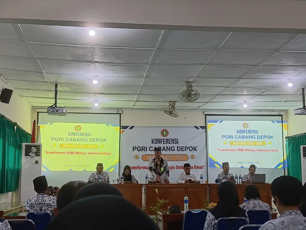 Guru MTsN 9 Sleman Hadiri Konferensi Cabang PGRI Kapanewon Depok Masa Bhakti 2020/ 2024