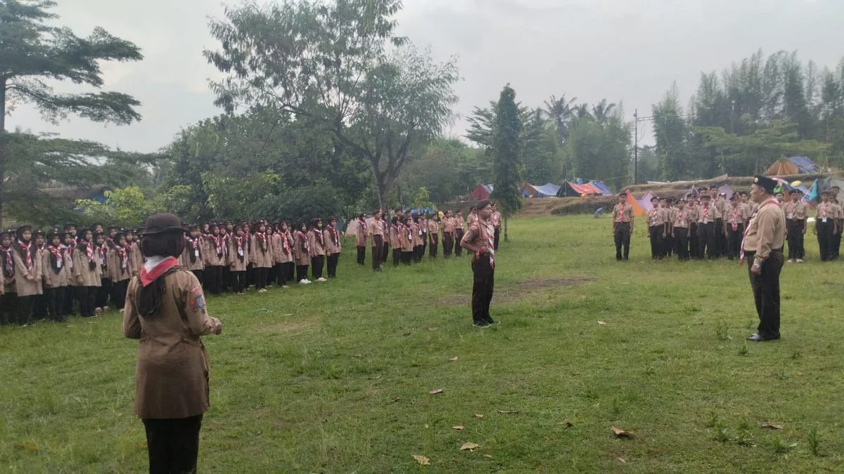 Kemah Budaya MTsN 6 Sleman Digelar di Buper Wonokemuning