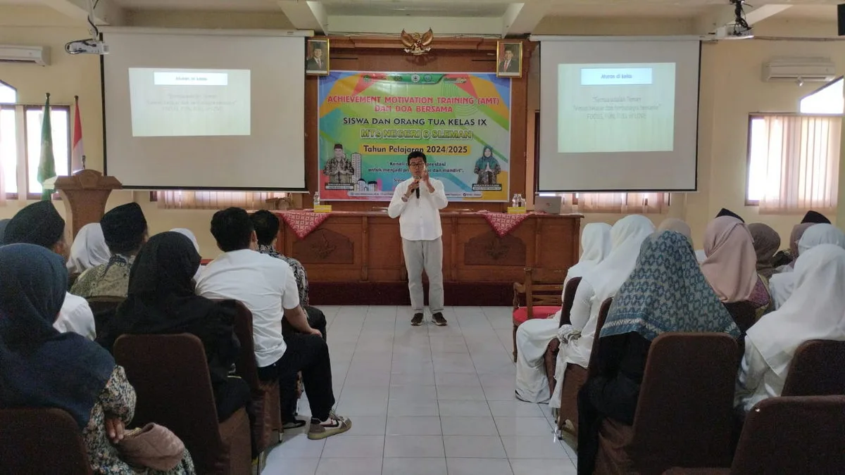 MTsN 6 Sleman Gelar AMT Bekali Spiritual Siswa dan Orangtua