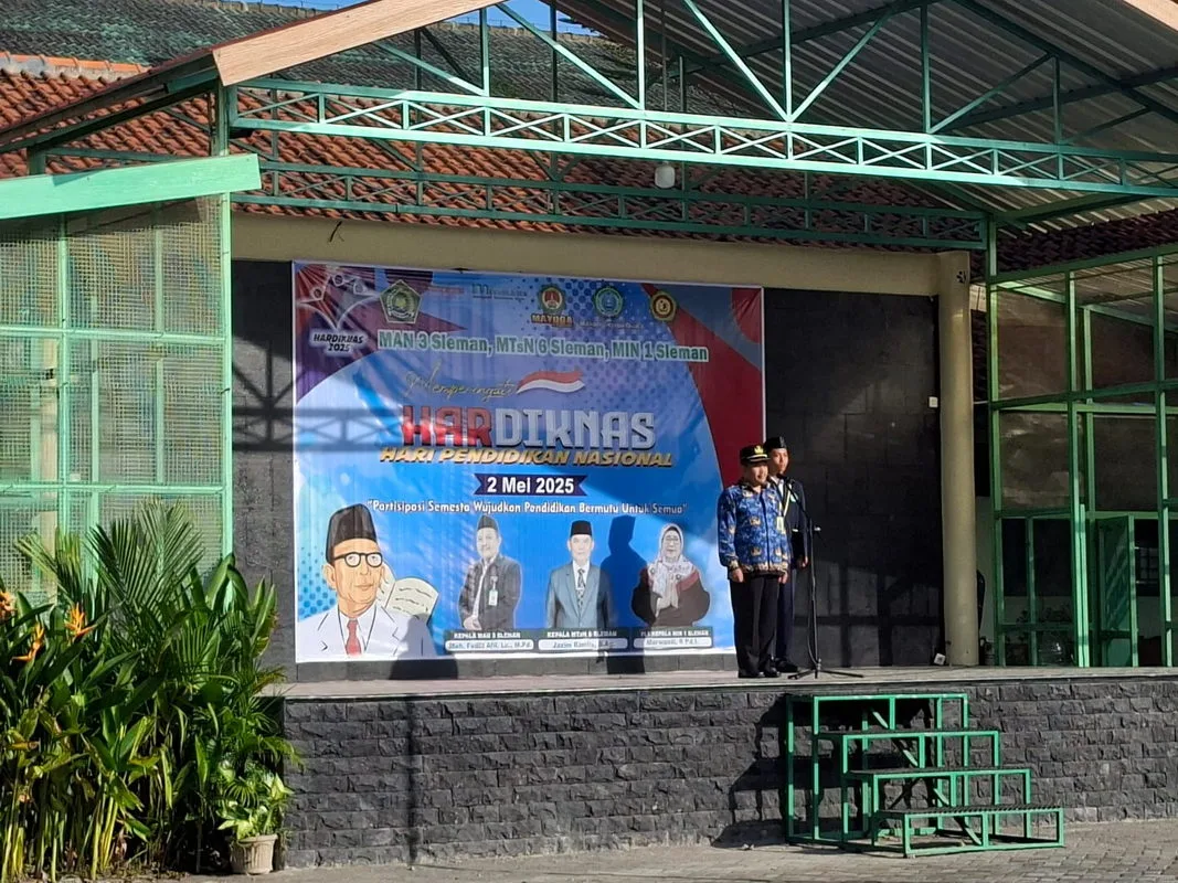 MTsN 6 Sleman Peringati Hardiknas Bersama Madrasah Integrasi