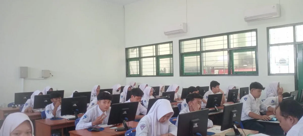 Pelaksanaan ASPD Hari Pertama di MTsN 8 Sleman Berjalan Lancar dan Tertib