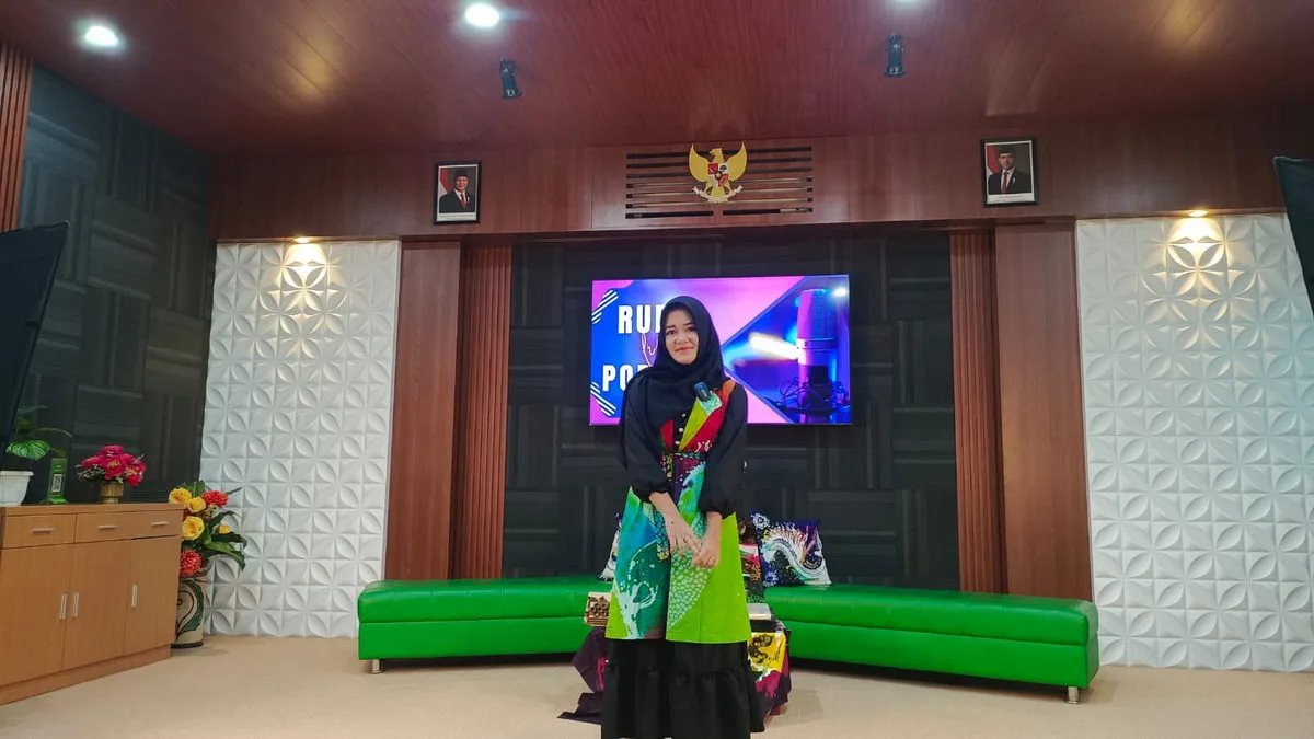 Alifia Fidha, Siswa MTsN 8 Sleman, Tampil Memukau di Pembukaan Podcast Kemenag Sleman