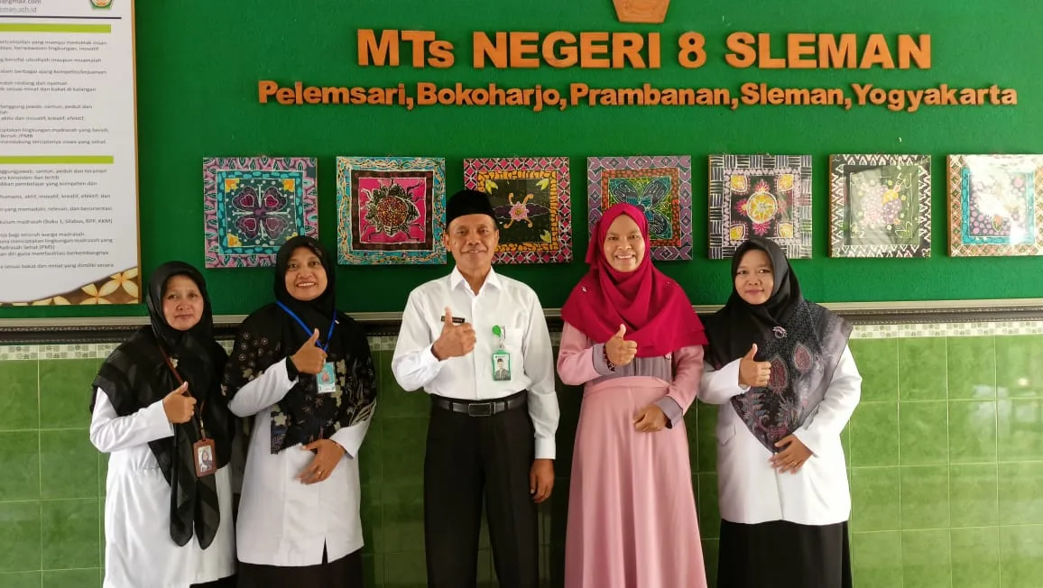 MTsN 8 Sleman Terima Kunjungan Mini Riset tentang Manajemen Partisipatif Ekstrakurikuler Karate