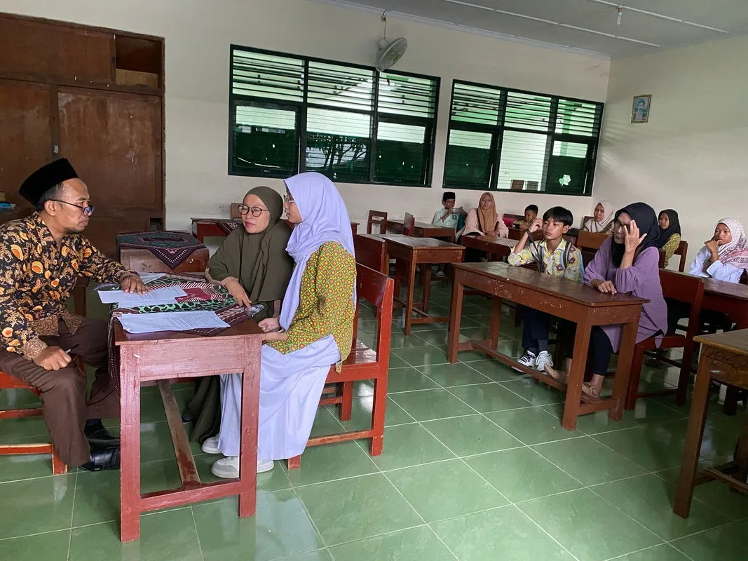 Dinyatakan Lolos, Puluhan Peserta PPDB Jalur Prestasi MTs Ngeri 3 Sleman Lakukan Daftar Ulang