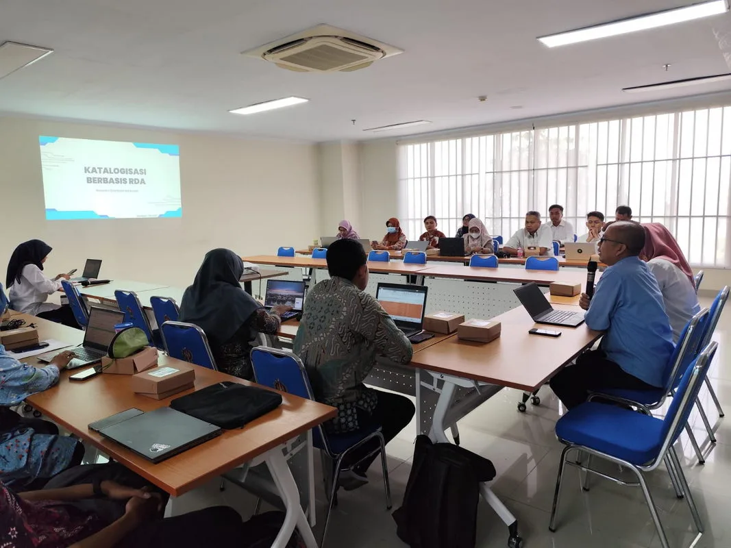 Pustakawan MAN 3 Sleman Hadiri Workshop Pengolahan Bahan Pustaka (RDA) dan Teknik Penyusunan KID DIY