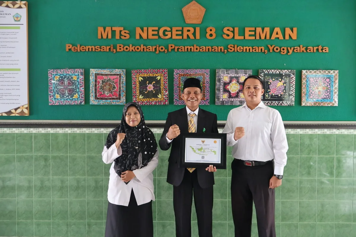 Inovatif dan Literatif, Perpustakaan Madyadesta MTsN 8 Sleman Sukses Raih Akreditasi “A”