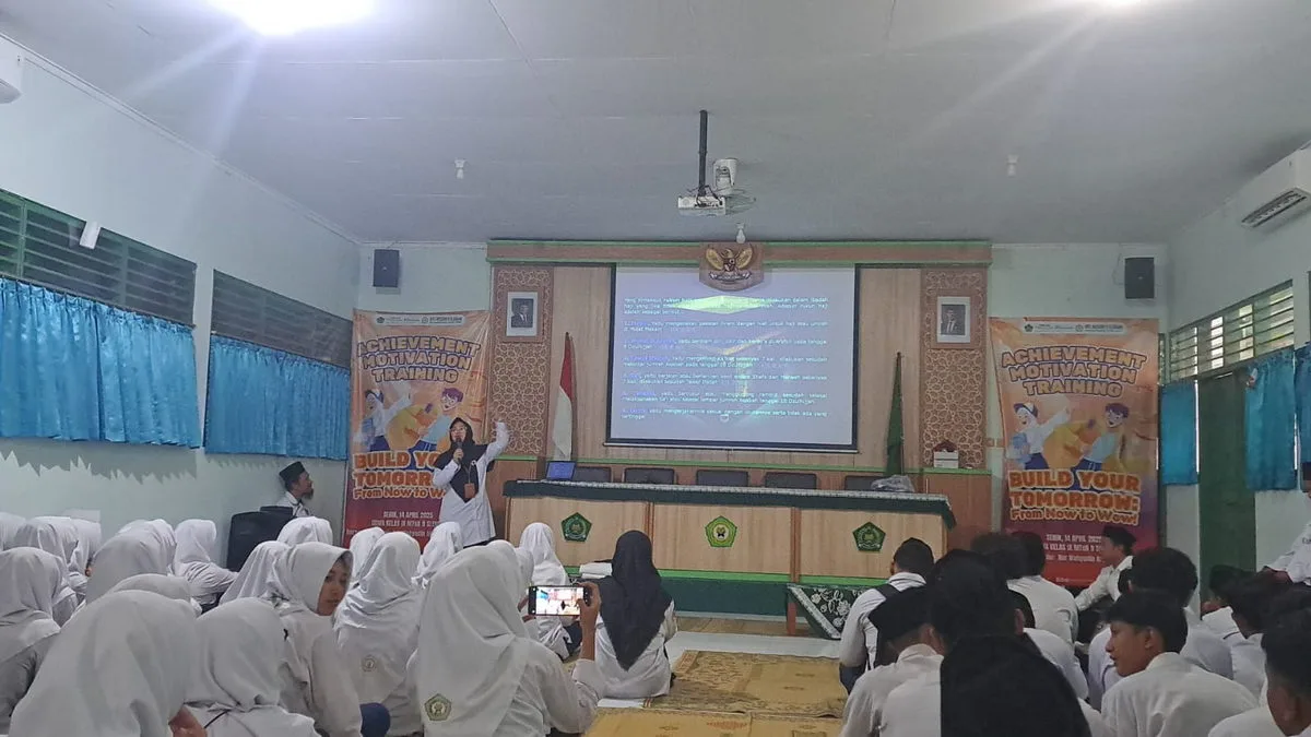 Siswa Kelas VIII MTsN 9 Sleman Ikuti Technical Meeting Manasik Haji Menuju Wisata Religi “Qolbu” Boyolali