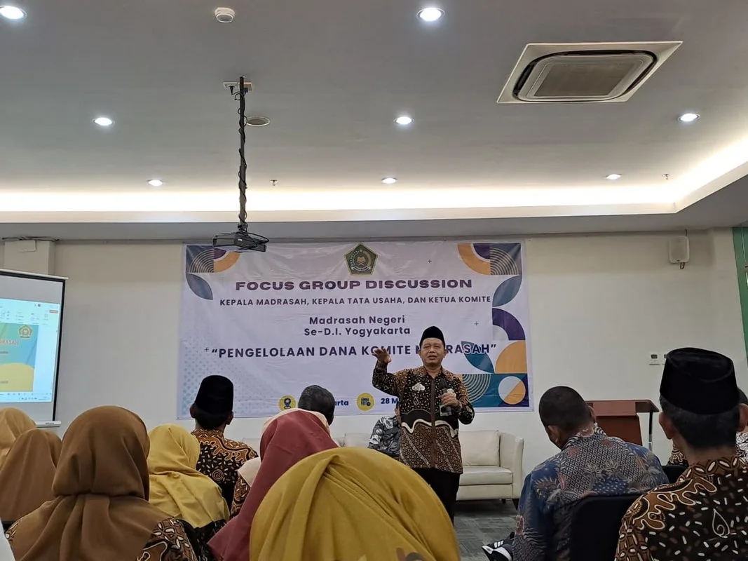 MTsN 8 Sleman Hadiri Arahan Kabid Kemenag DIY tentang Tiga Pilar Madrasah Unggul