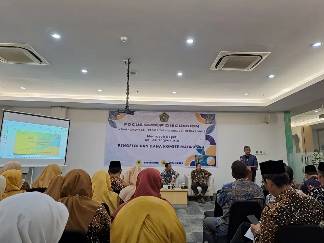 MTsN 8 Sleman Hadiri Sosialisasi Pengelolaan Dana Komite Madrasah se-DIY