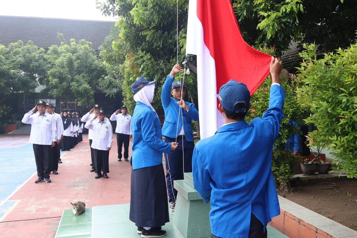 MTsN 8 Sleman Peringati Hari Lahir Pancasila dengan Upacara Khidmat