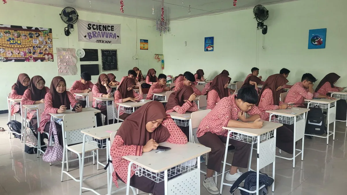 MAN 2 Sleman Gelar ASAT TA 2024/2025: Siswa Ikuti Ujian dengan Tertib dan Antusias